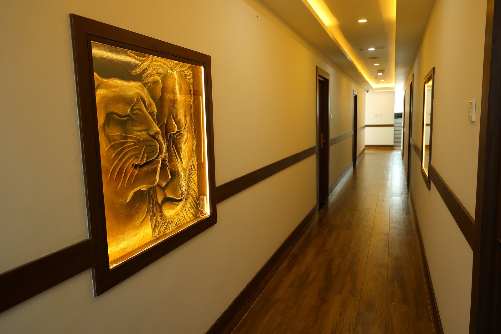 Hotel Vishaka Paark corridor