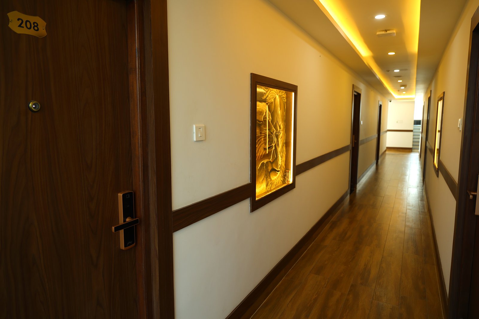 Hotel Vishaka Paark corridor