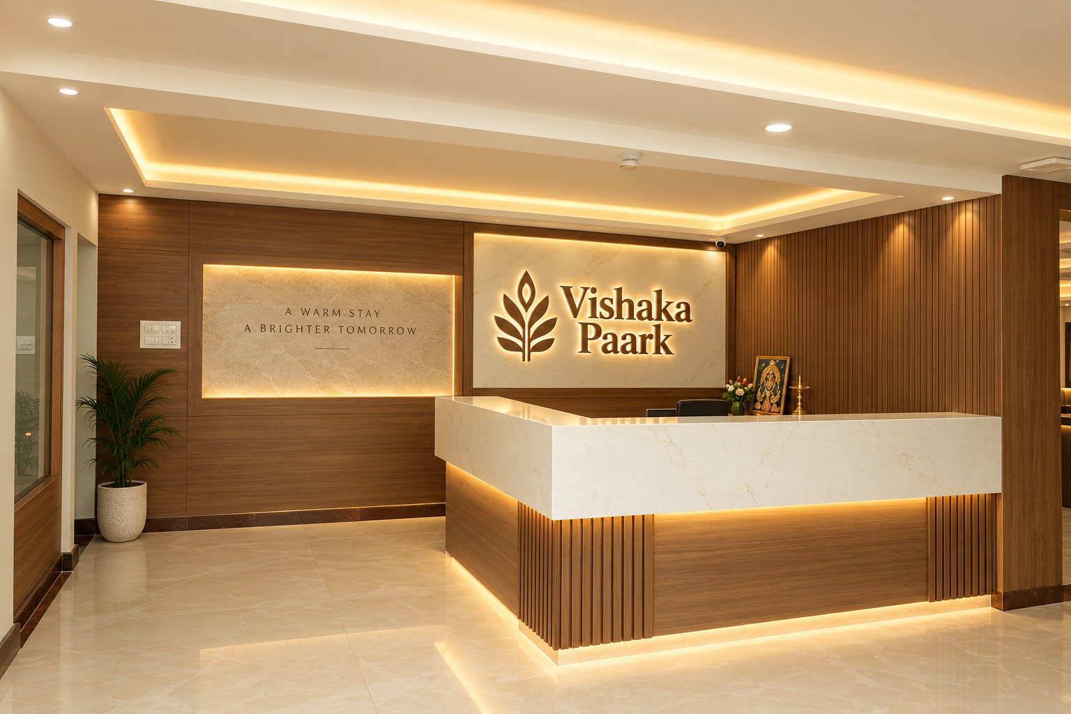 Hotel Vishaka Paark reception